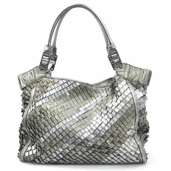 BURBERRY ショルダーバッグ ライトグレー BURBERRY バーバリー ショルダーバッグ ナイロンキャンバス
