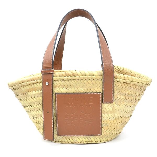 LOEWE かごバッグ ストロー レザースモール LOEWE かごバッグ ストロー レザー スモール LOEWE かごバッグ