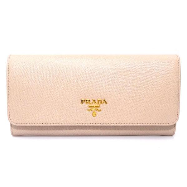 【PRADA】 二つ折り長財布 PRADA（プラダ） 長財布 シティカーフタブ 財布 2つ折り 長財布 レザー