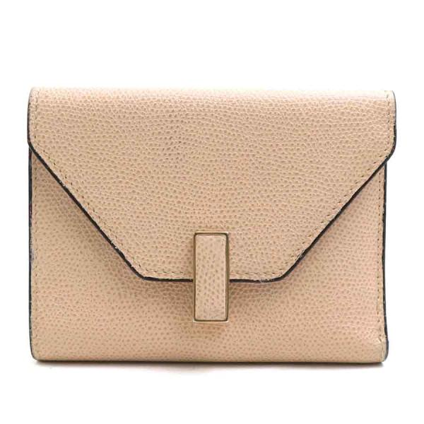 Valextra（ヴァレクストラ） 三つ折り財布 イジィデ レザー ベージュ