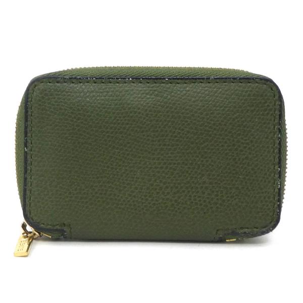 Valextra（ヴァレクストラ） コインケース レザー カーキ : ブランド