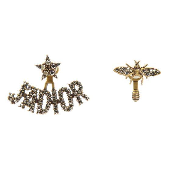 クリスチャンディオール Christian Dior ピアス JA DIOR 蜂モチーフ
