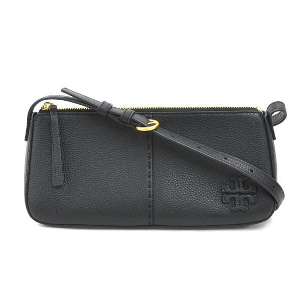 美品　tory burch トリーバーチ 黒ショルダーバッグ TORY BURCH（トリーバーチ） ショルダーバッグ レザー ブラック