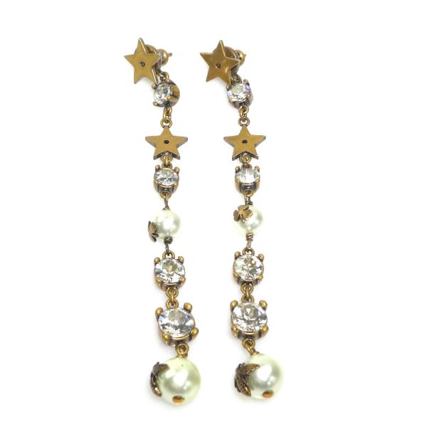 クリスチャンディオール Christian Dior ピアス メタル/フェイクパール
