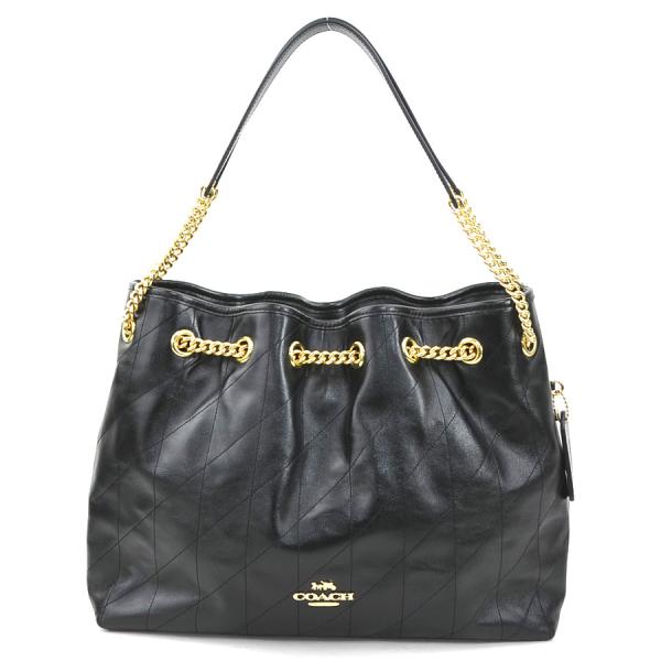 COACH（コーチ） ショルダーバッグ レザー ブラック : ブランド