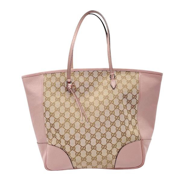 GUCCI グッチ ハンドバッグ GGキャンバス/レザー ブラウン