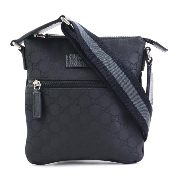 GUCCI（グッチ） 斜め掛けショルダーバッグ ナイロン ブラック 