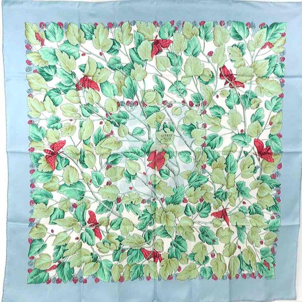 エルメス　スカーフ　カレ　90 絹の木　I'ARBRE DE SOIE HERMES（エルメス） スカーフ カレ90 l'ARBRE de SOiE 絹の木 桑の木と