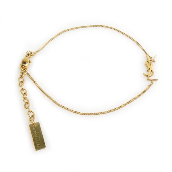希少✨　イヴサンローラン　バングル　カサンドラ　YSL ロゴ　型押し　ゴールド カサンドラ バングル（18K イエローゴールド） ゴールド | Saint