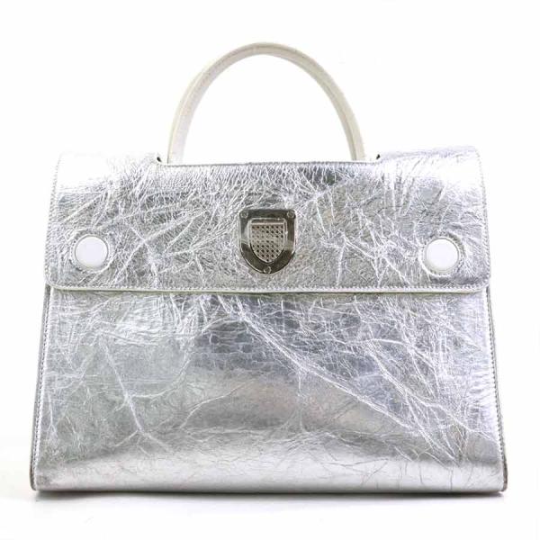 クリスチャンディオール　レザーハンドバッグ Christian Dior】クリスチャンディオール『レザー メッシュ