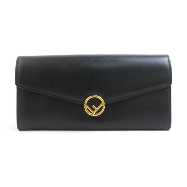 FENDI エフ イズ フェンディ 長財布 グレージュ レザー FENDI（フェンディ） 長財布 エフイズ レザー ピンクベージュ