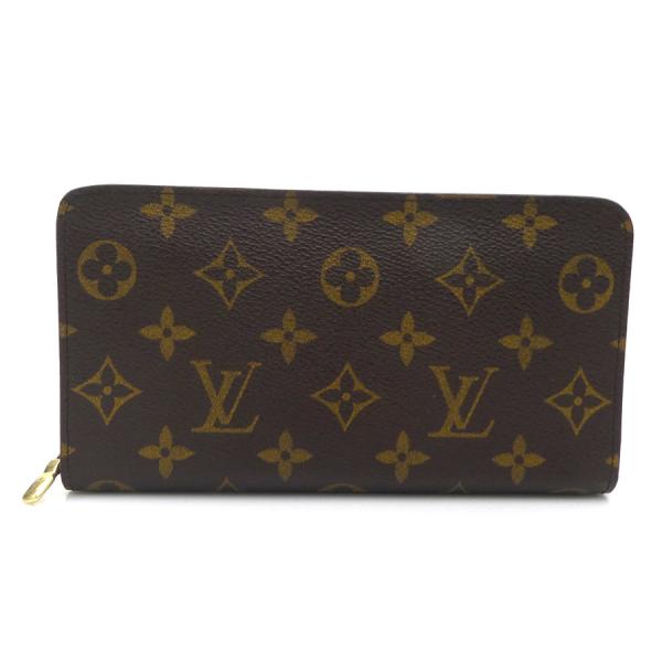 ルイヴィトン　モノグラム　ポルトモネジップ　ラウンドファスナー　長財布ブラウン LOUIS VUITTON（ルイ・ヴィトン） ルイ ヴィトン ラウンドファスナー長