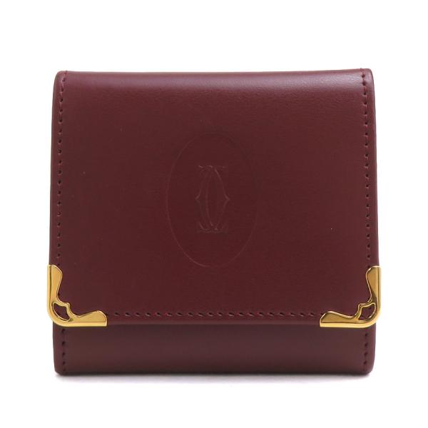 Cartier（カルティエ） コインケース マストライン レザー ボルドー