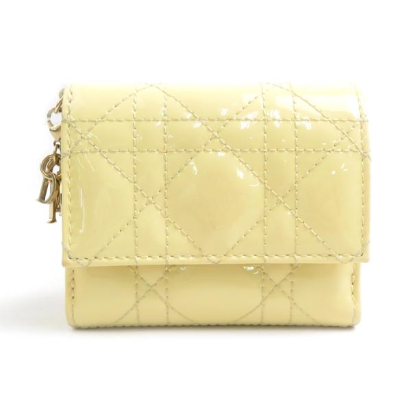 クリスチャンディオール Christian Dior 三つ折り財布 レディ