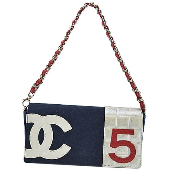 最安値に挑戦 シャネル Chanel ショルダーバッグ ココマーク ブラックｘホワイトｘレッドｘシルバー キャンバスｘレザーｘ金属素材 定番人気