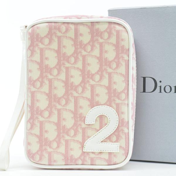 Christian Dior クリスチャンディオール ポーチ トロッター