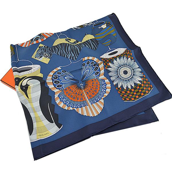 HERMES エルメス スカーフ カレ90 Lanterns Balloons et HERMES エルメス スカーフ カレ90 Lanterns Balloons et