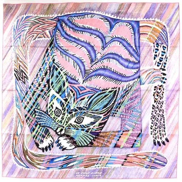 HERMES（エルメス） スカーフ カレ90 LE CHAT CARRE シルク マルチ