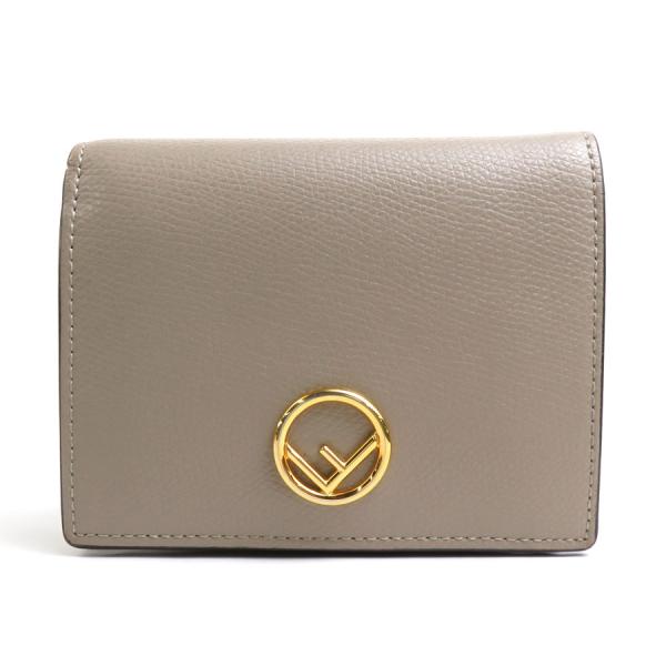 【わかば】FENDI ベージュ 二つ折り財布 わかば】FENDI ベージュ 二つ折り財布 FENDI フェンディ 二