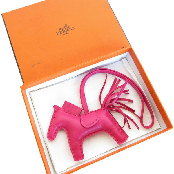 HERMES エルメス ロデオGM　A刻 チャーム ローズパープル アニョーミロ HERMES エルメス チャーム ロデオPM アニョーミロ ローズ