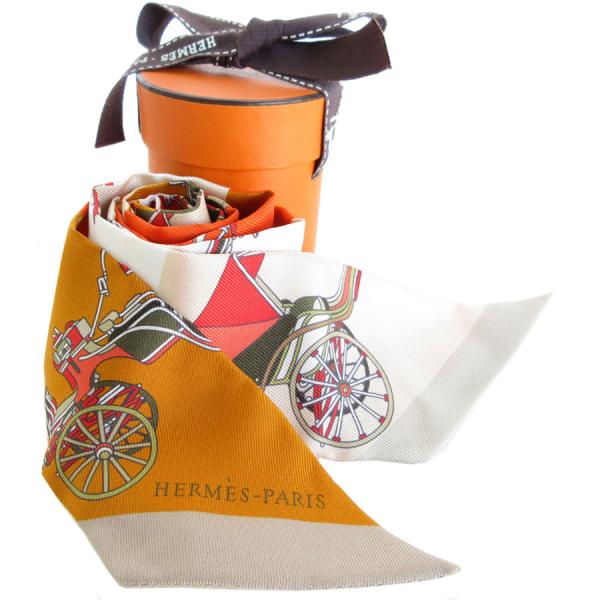 HERMES（エルメス） スカーフ ツイリー シルク マルチカラー