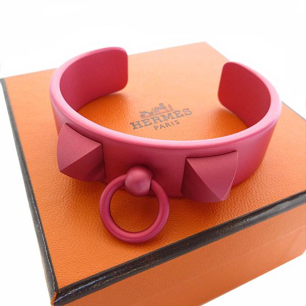 【桜】エルメス アルミニウム コリエドシアン バングル HERMES（エルメス） バングル ブレスレット コリエドシアン メドール