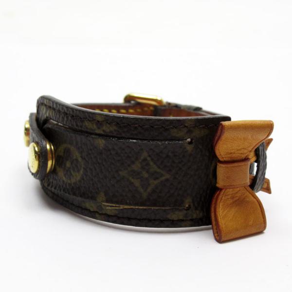Louis Vuitton ブレスレット ダークブラウン LOUIS VUITTON ブレスレット ブラウンレザー - メルカリ