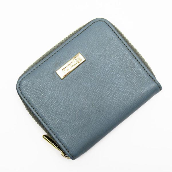 FURLA フルラ Furla 二つ折り財布 レザー ライトブルー