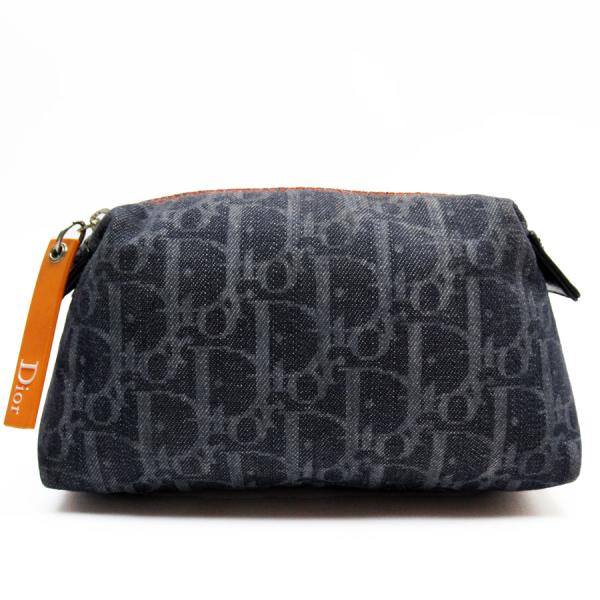 クリスチャンディオール Christian Dior ポーチ トロッター キャンバス