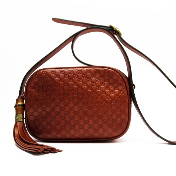 GUCCI（グッチ） ショルダーバッグ マイクログッチシマ レザー