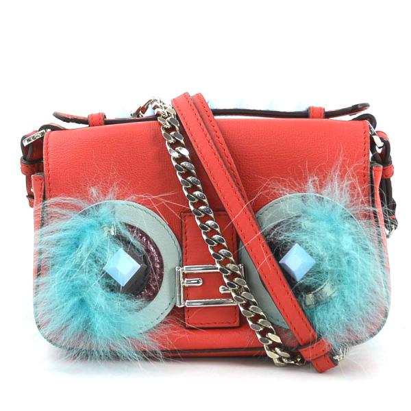 FENDI フェンディ 斜め掛けショルダーバッグ マイクロダブル