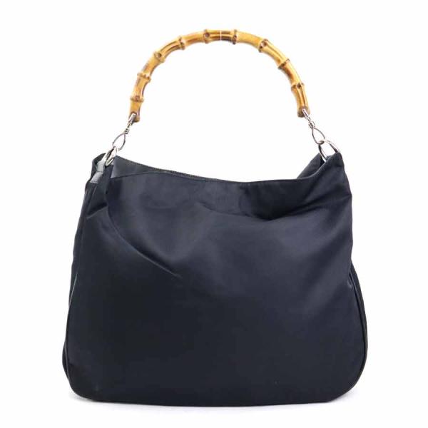 GUCCI（グッチ） ショルダーバッグ バンブー ナイロンキャンバス