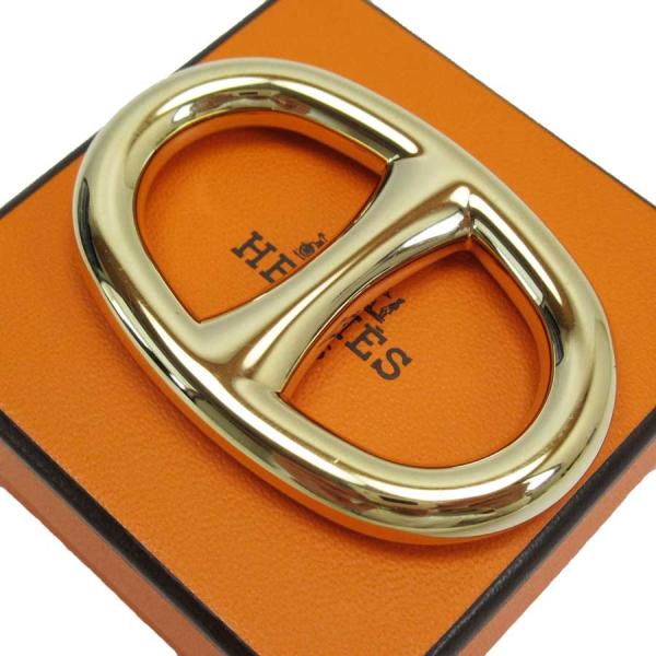 エルメス Hermes ハイクオリティ スカーフリング シェーヌダンクル 金属素材 ゴールド 定番人気