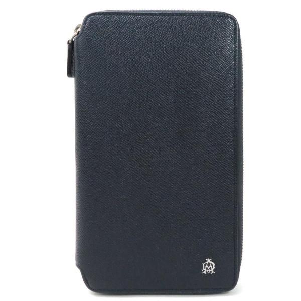 dunhill ダンヒル ジッピーオーガナイザー 長財布 レザー