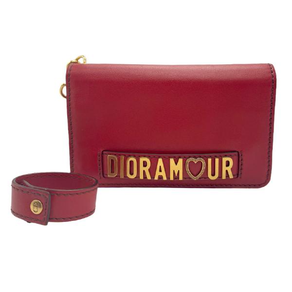 クリスチャンディオール Christian Dior 長財布 クラッチバッグ レザー