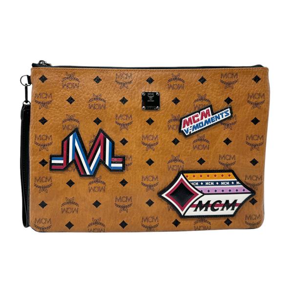 MCM クラッチバッグ エム シー エム レザー z3312