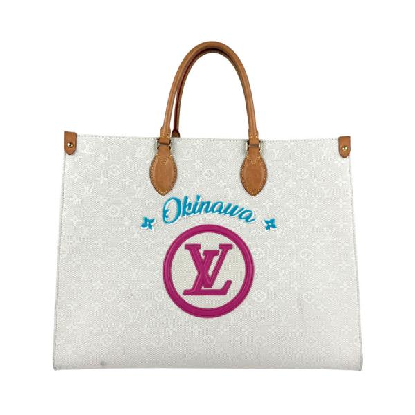 Louis Vuitton 沖縄刺繍　型番Ｍ20644　美品　完売品 50個限定 LOUIS VUITTON ルイ・ヴィトン M20644 沖縄限定 オンザゴー GM