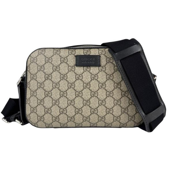GUCCI（グッチ） ショルダーバッグ GGスプリームキャンバス ブラウン