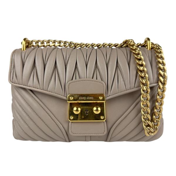 miu miu（ミュウミュウ） ショルダーバッグ マテラッセ レザー