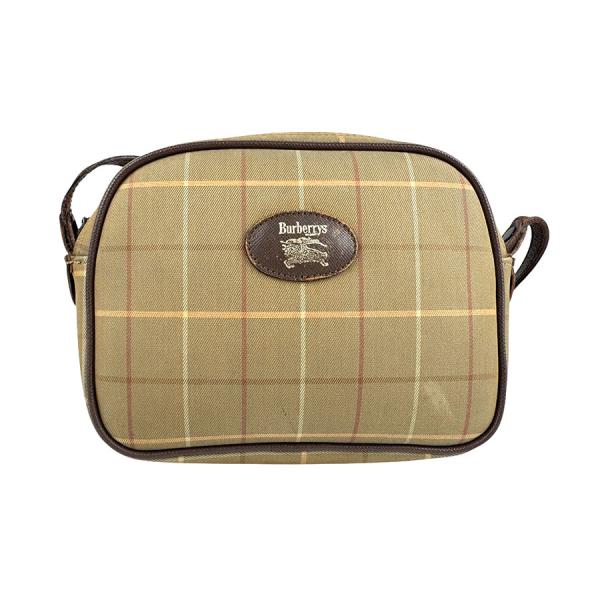 バーバリーズ Burberrys ショルダーバッグ キャンバス/レザー カーキ