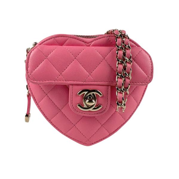 CHANEL（シャネル） 斜め掛けショルダーバッグ マトラッセ ハート