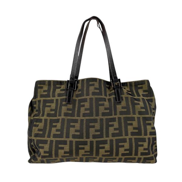 FENDI フェンディ ハンドバッグ ズッカ ナイロンキャンバス