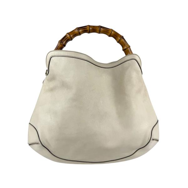 GUCCI アイボリー レザー ショルダーバッグ GUCCI グッチ ショルダーバッグ ハンドバッグ レザー アイボリー