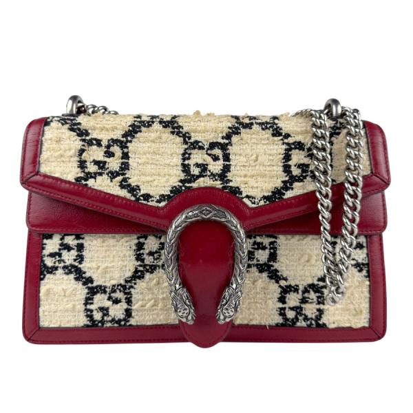 美品　GUCCI グッチ　ワンショルダーバッグ　デュオニュソス　オールレザー GUCCI グッチ ショルダーバッグ ディオニュソス ツイード/レザー