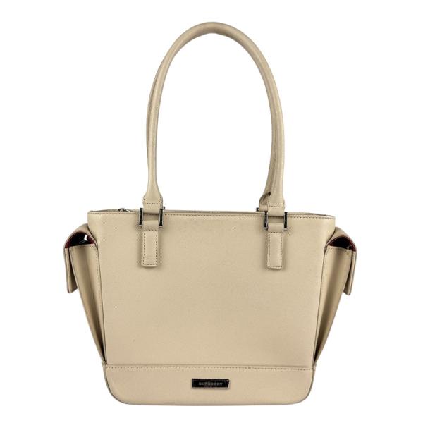 BURBERRY（バーバリー） ショルダーバッグ レザー ベージュ : ブランド