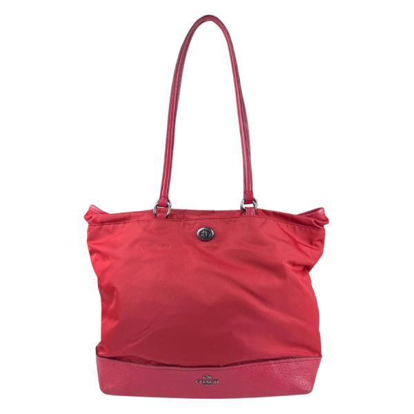 COACH（コーチ） ショルダーバッグ ナイロン レッド : ブランド