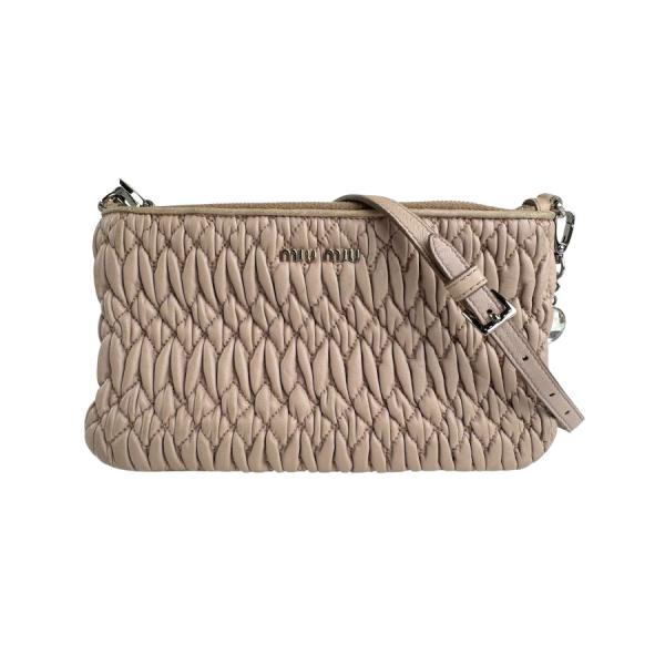 希少♡ミュウミュウ ロゴ ビジュー ベルベット マテラッセ ショルダーバッグ 楽天市場】MIUMIU ミュウミュウ ショルダーバッグ MATELASSE