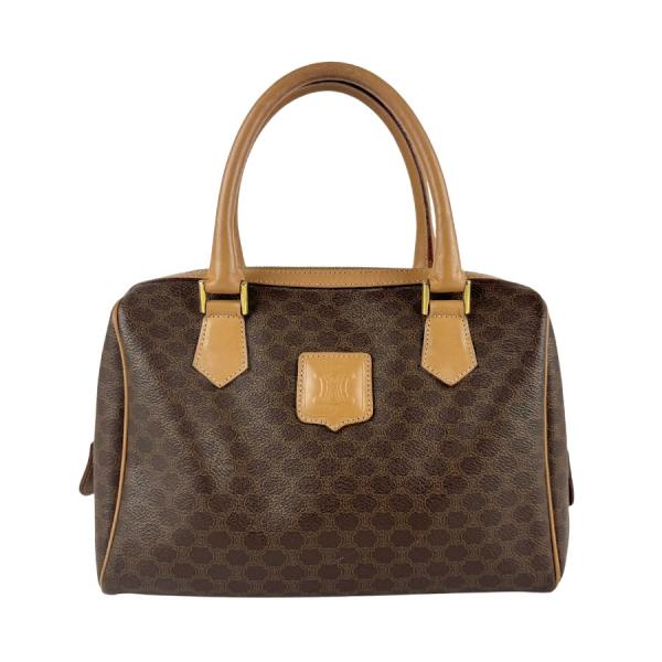 ✨CELINE✨マカダム✨レザー×PVC✨ブラック✨トートバッグ✨ハンドバッグ✨ CELINE トートバッグPVC レザーマカダム