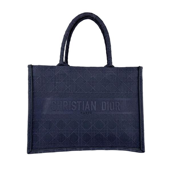 Dior ロゴ入りキャンバスハンドバッグ ディオールのアイコンバッグ「レディ ディオール」にキャンバス