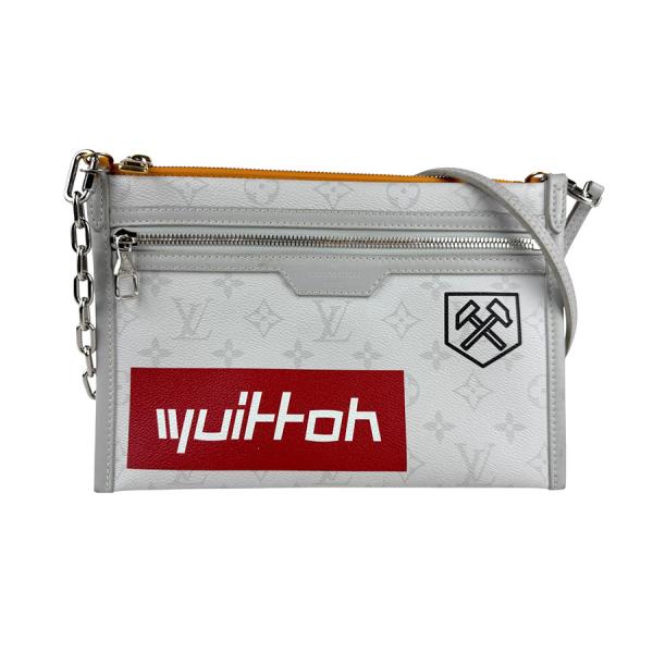 Louis Vuitton ホワイト・グレー LOUIS VUITTON ルイヴィトン サングラス サイクロン スポーツ